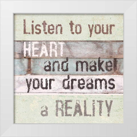 Life Lessons II White Modern Wood Framed Art Print by Orlov, Irena