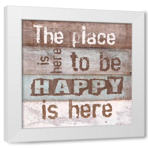 Life Lessons III White Modern Wood Framed Art Print by Orlov, Irena