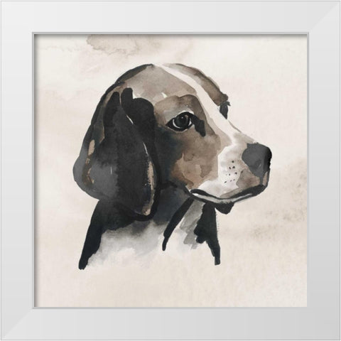 Inked Dogs II White Modern Wood Framed Art Print by Popp, Grace