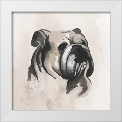 Inked Dogs III White Modern Wood Framed Art Print by Popp, Grace