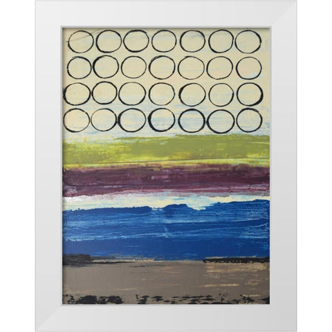 Grape Soda I White Modern Wood Framed Art Print by Avondet, Natalie