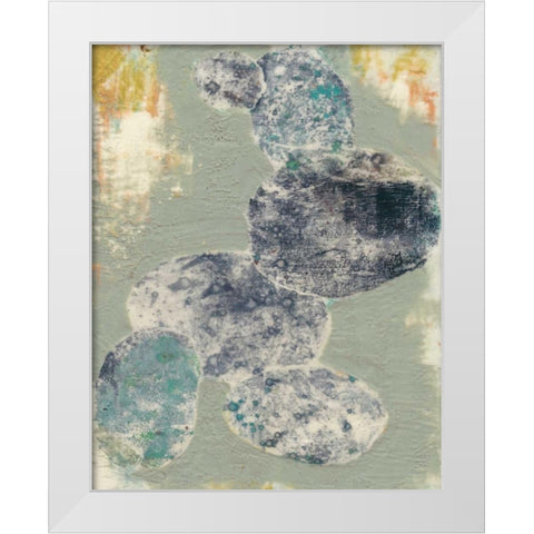 Rock Formations I  White Modern Wood Framed Art Print by Goldberger, Jennifer