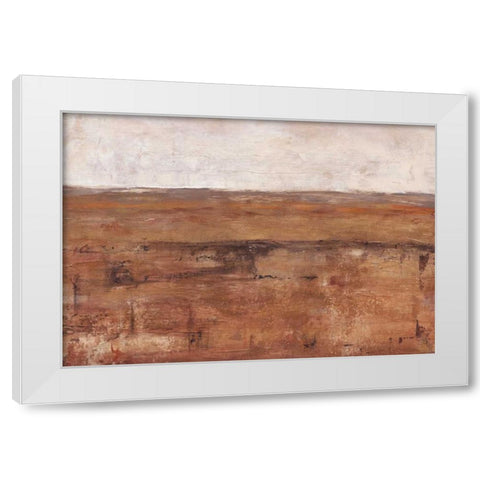 Rust Terrain II White Modern Wood Framed Art Print by Harper, Ethan