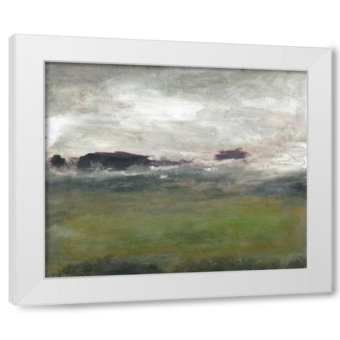 Along the Island I White Modern Wood Framed Art Print by Gordon, Sharon