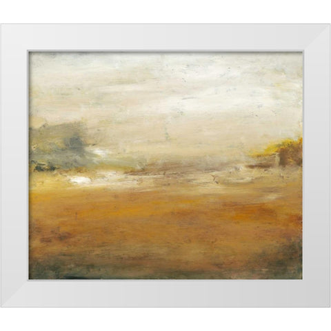 Along the Island II White Modern Wood Framed Art Print by Gordon, Sharon