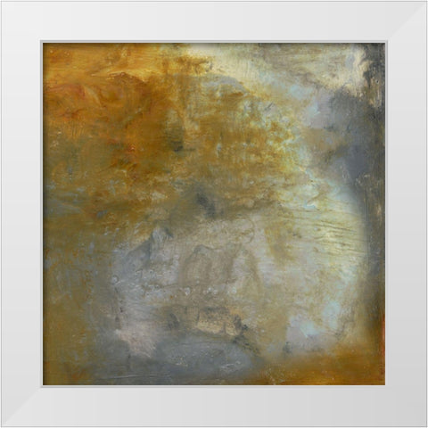 Mist on the Horizon II White Modern Wood Framed Art Print by Gordon, Sharon