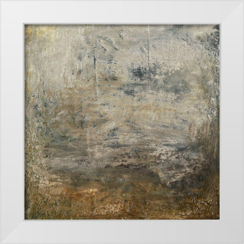 Quiet Marsh I White Modern Wood Framed Art Print by Gordon, Sharon