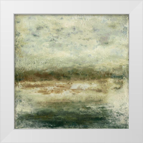 Quiet Marsh IV White Modern Wood Framed Art Print by Gordon, Sharon