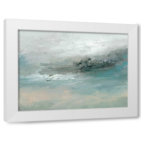 Tidal Pool II White Modern Wood Framed Art Print by Gordon, Sharon