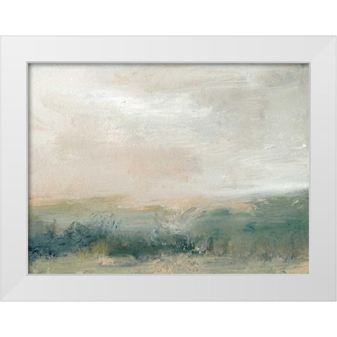 Sea Grass White Modern Wood Framed Art Print by Gordon, Sharon