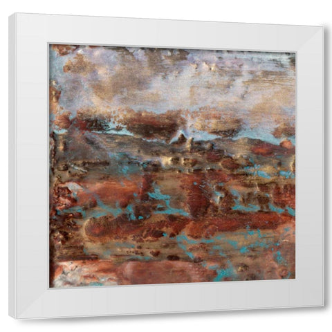Dusky Horizon I White Modern Wood Framed Art Print by Ludwig, Alicia