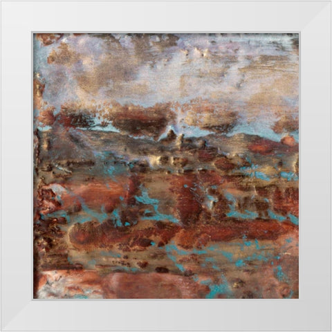Dusky Horizon I White Modern Wood Framed Art Print by Ludwig, Alicia