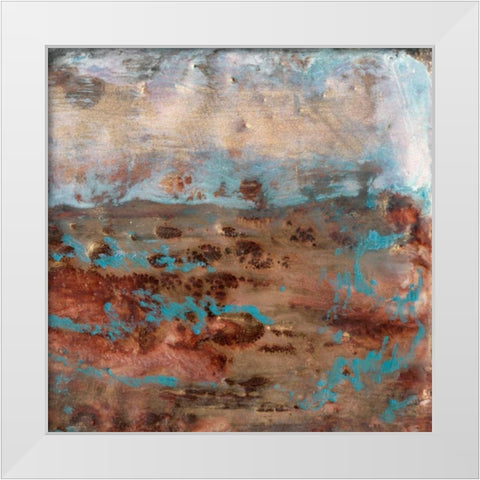 Dusky Horizon II White Modern Wood Framed Art Print by Ludwig, Alicia