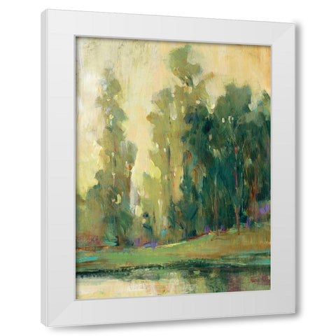 Fishing Spot I White Modern Wood Framed Art Print by OToole, Tim