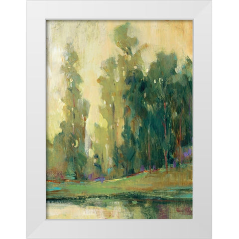 Fishing Spot I White Modern Wood Framed Art Print by OToole, Tim