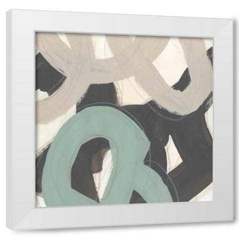 Clean Slate I White Modern Wood Framed Art Print by Vess, June Erica