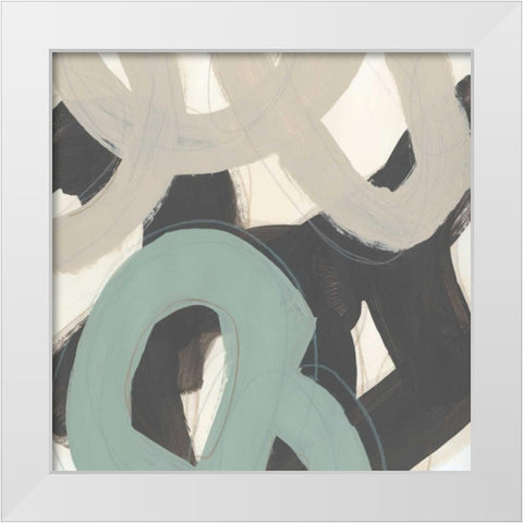 Clean Slate I White Modern Wood Framed Art Print by Vess, June Erica