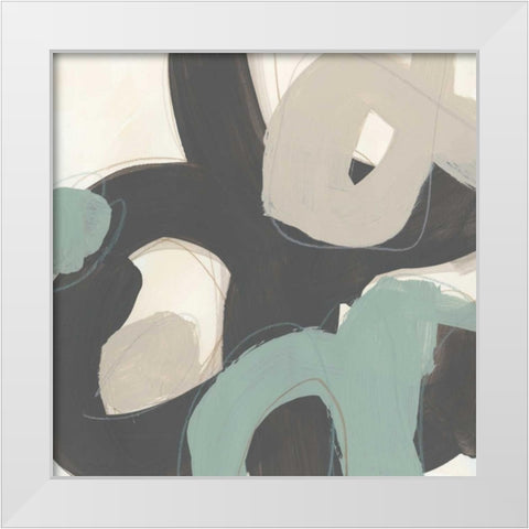 Clean Slate II White Modern Wood Framed Art Print by Vess, June Erica