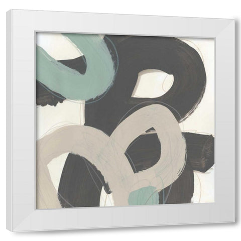 Clean Slate III White Modern Wood Framed Art Print by Vess, June Erica