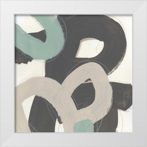 Clean Slate III White Modern Wood Framed Art Print by Vess, June Erica