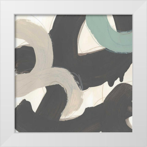 Clean Slate IV White Modern Wood Framed Art Print by Vess, June Erica