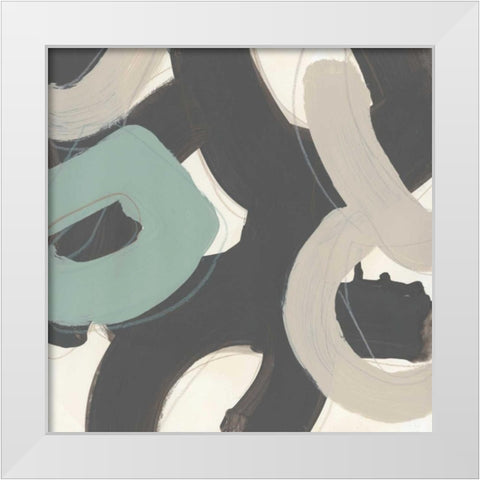 Clean Slate VI White Modern Wood Framed Art Print by Vess, June Erica