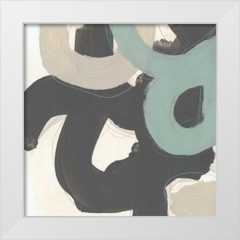 Clean Slate VII White Modern Wood Framed Art Print by Vess, June Erica