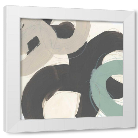 Clean Slate VIII White Modern Wood Framed Art Print by Vess, June Erica