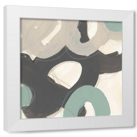 Clean Slate IX White Modern Wood Framed Art Print by Vess, June Erica