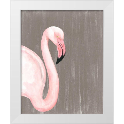 Vibrant Plumage III White Modern Wood Framed Art Print by McCavitt, Naomi
