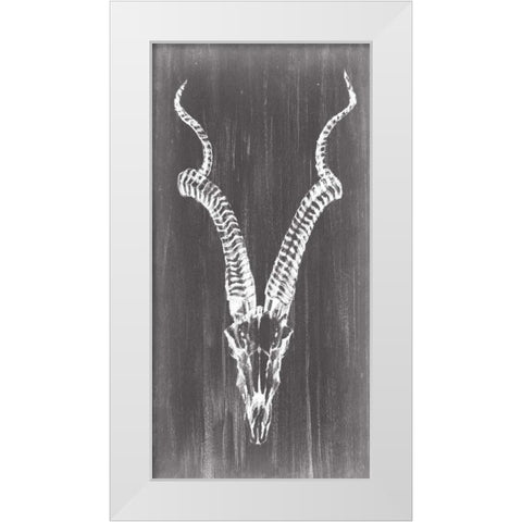 Elongated Mount I White Modern Wood Framed Art Print by Harper, Ethan