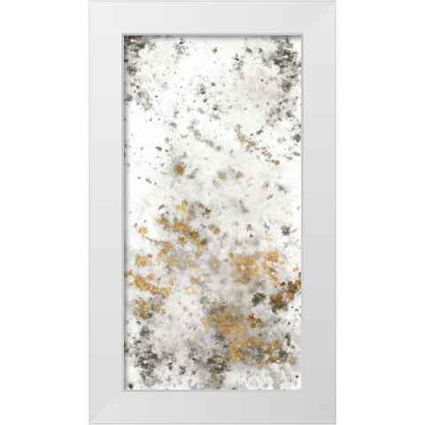 Gilded Mist I White Modern Wood Framed Art Print by Studio W
