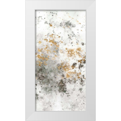 Gilded Mist II White Modern Wood Framed Art Print by Studio W