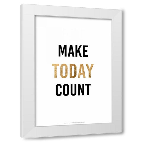 Bold Inspiration I White Modern Wood Framed Art Print by Hambly, Anna
