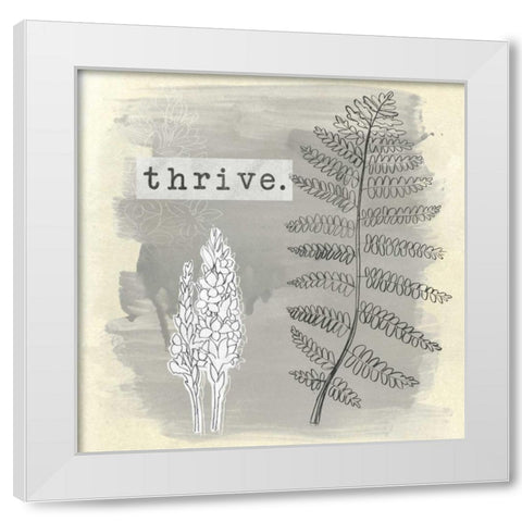 Garden Scrapbook II White Modern Wood Framed Art Print by Vess, June Erica