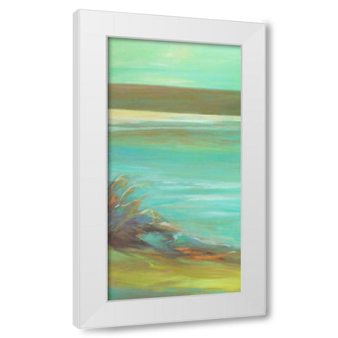 Bahia Tranquila I White Modern Wood Framed Art Print by Wilkins, Suzanne