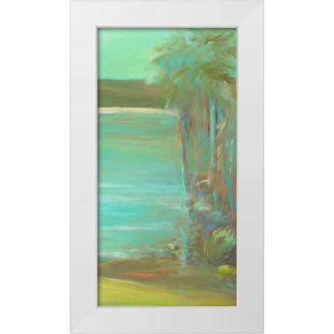 Bahia Tranquila II White Modern Wood Framed Art Print by Wilkins, Suzanne