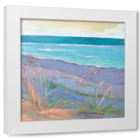 Dunes at Dusk II White Modern Wood Framed Art Print by Wilkins, Suzanne