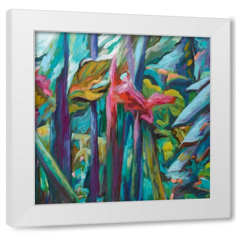 Bula Bula II White Modern Wood Framed Art Print by Wilkins, Suzanne