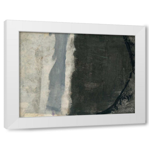 Shades of Grey III White Modern Wood Framed Art Print by Ray, Elena