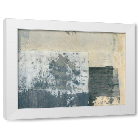 Shades of Grey VI White Modern Wood Framed Art Print by Ray, Elena