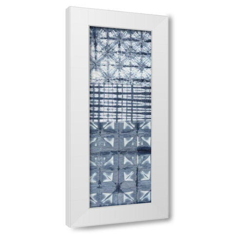 Shibori Collage II White Modern Wood Framed Art Print by Zarris, Chariklia