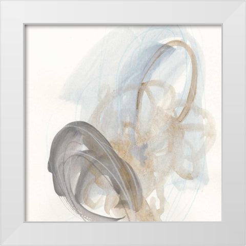 Inference VI White Modern Wood Framed Art Print by Vess, June Erica