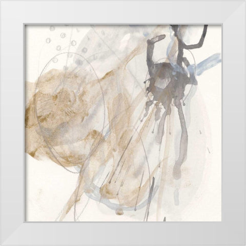 Inference VIII White Modern Wood Framed Art Print by Vess, June Erica