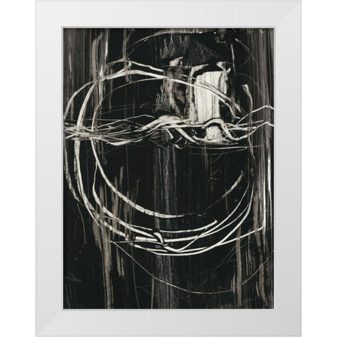 Electrical Arc I White Modern Wood Framed Art Print by Harper, Ethan