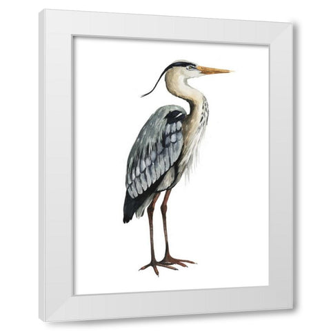 Sea Bird V White Modern Wood Framed Art Print by Popp, Grace