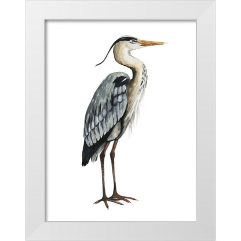 Sea Bird V White Modern Wood Framed Art Print by Popp, Grace