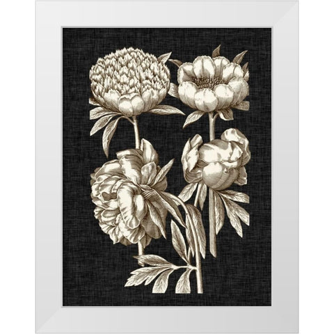 Dramatic Chintz II White Modern Wood Framed Art Print by Vision Studio