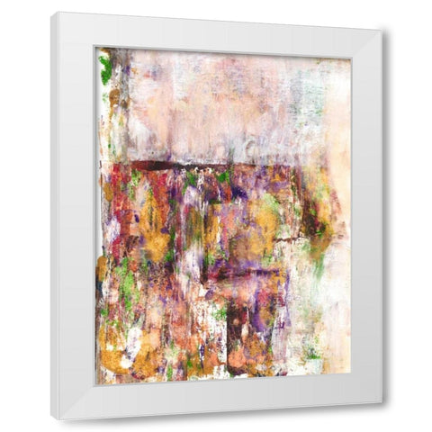 Garden Patch I White Modern Wood Framed Art Print by Fuchs, Jodi