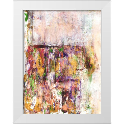 Garden Patch I White Modern Wood Framed Art Print by Fuchs, Jodi